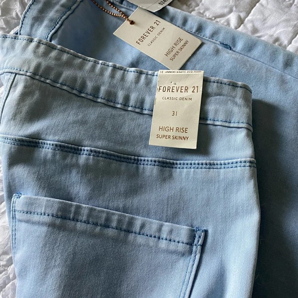 SKINNY HIGH RISE JEANS - Picture 2 of 5